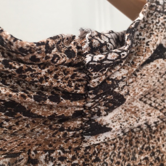 H&M animal print faux wrap dress - Picture 4 of 4
